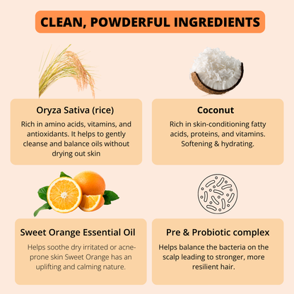 Powder Based Bodywash - Sweet Orange